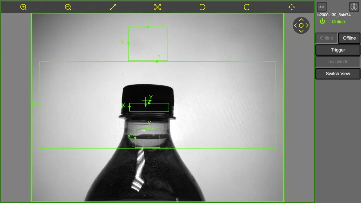 Cognex VisionView 操作員 HMI 介面