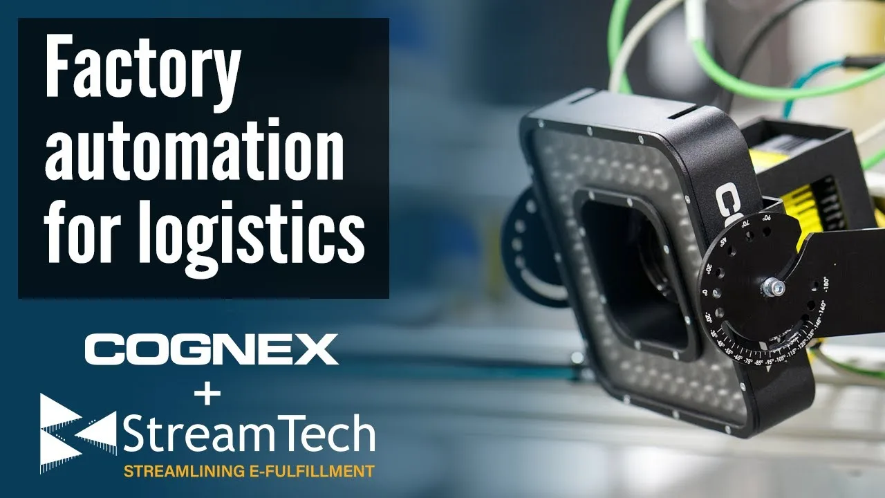 Cognex 機器視覺 - 3PL 物流業 StreamTech e-commerce 訂單履行整合 案例