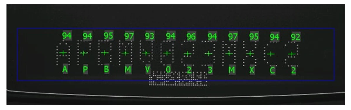 Cognex In-Sight Wafer ID 12 字元 OCR 含 SEMI Checksum 的實際字串範例