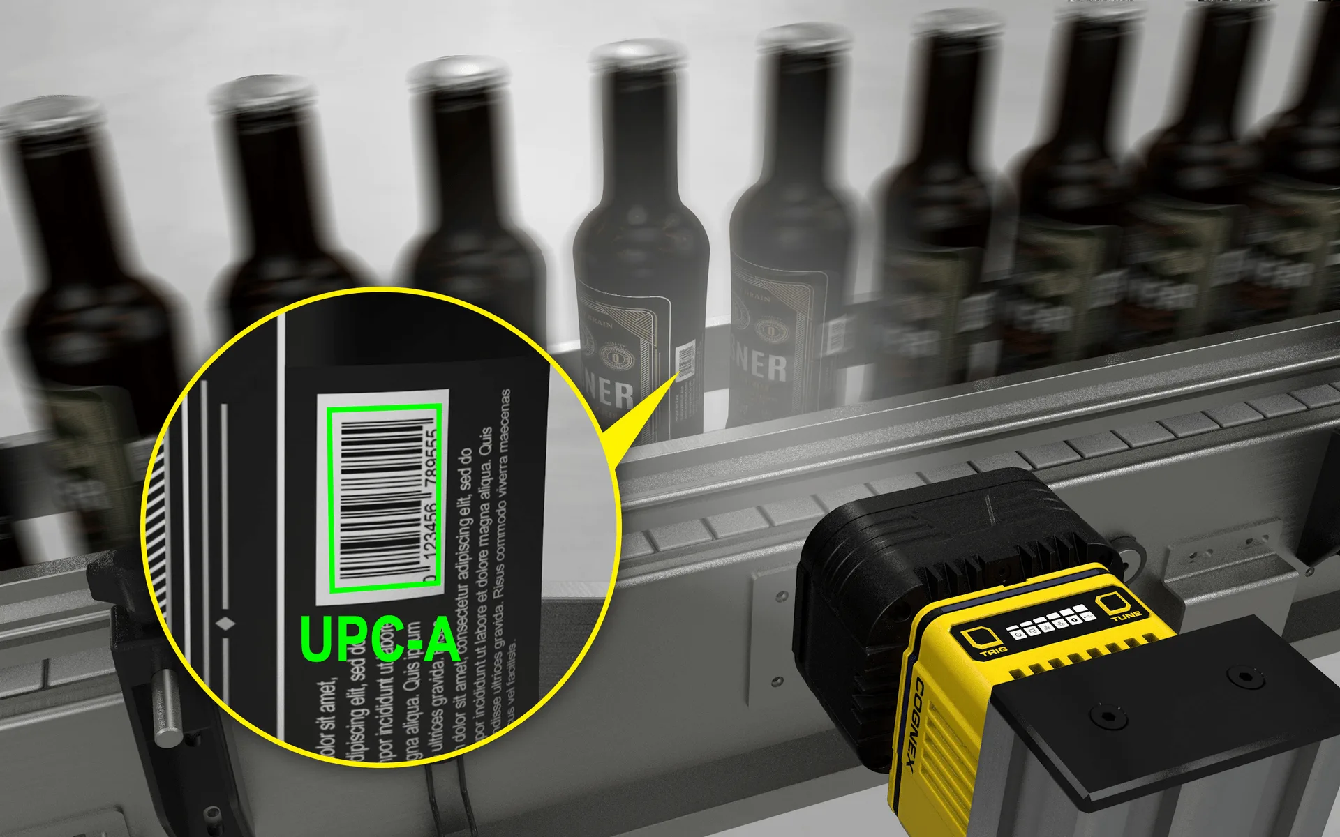 Cognex In-Sight 3800 - 食品飲料產線高速 OCR 效期批號檢測 - VSK 威視康 PSI 系統整合商
