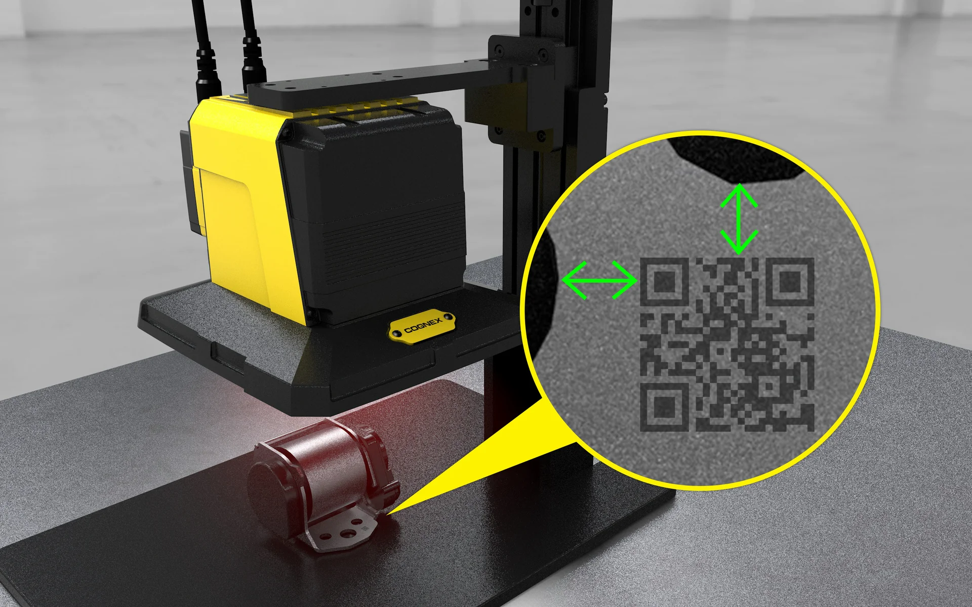ISO 15415 條碼品質評分 · Cognex In-Sight 7905V Verifier